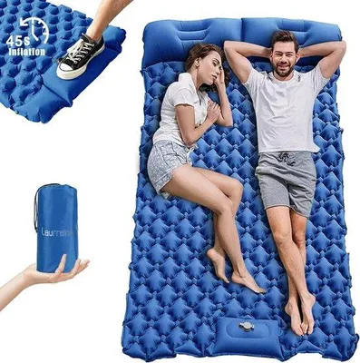Productafbeelding van Famanu slaapmat voor 2 personen - 125x200 cm (blauw)