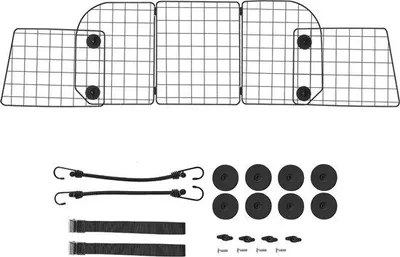 Produktbild von Hundebegrenzer, 98.5-156.4 cm verstellbar - robuste Drahtkonstruktion - universelle Kofferraumabtrennung