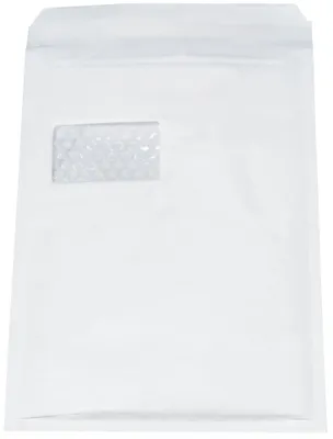 Produktbild von Luftpolstertaschen Nr. 7 mit Fenster, 230x340 mm, weiß, 100 Stück