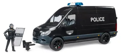 Produktbild von Bruder Polizei Sprinter Mercedes-Benz Special Forces schwarz, 02685