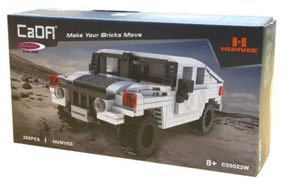 Produktbild von CADA Bricks|Jamara CaDA Humvee 1:24 weiß Bricks