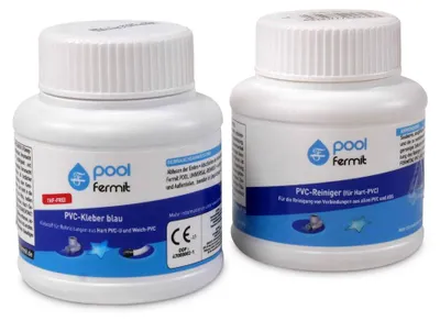 Produktbild von SET> Fermit PVC-Kleber blau + Reiniger je 125 ml