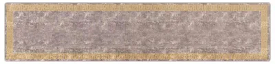 Produktbild von vidaXL Teppichläufer MARSA Grau 100 x 450 cm Polyester und PVC