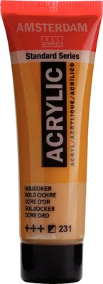 Produktbild von Amsterdam Standard Series Acrylfarbe Tube 20 ml Goldocker 231