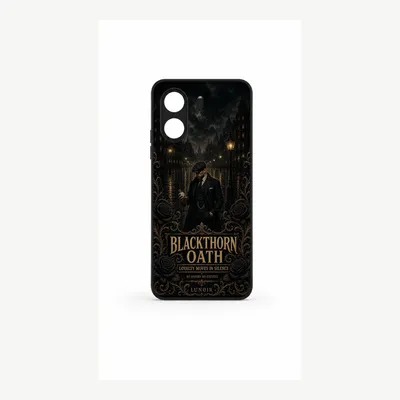 Produktbild von Xiaomi Redmi 13C 4G Hülle Handyhülle Schutzhülle Case mit Schwarzdorn Motiv – LUNØIR ©
