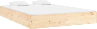 Image de vidaXL Lit en bois massif sans matelas 200x200 cm