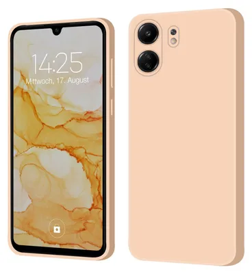 Produktbild von Hülle für Xiaomi Redmi 13C Case Cover Bumper Smartphone Softgrip Schutzhülle Farbe: Rosa