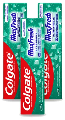 Produktbild von 3 x Colgate Max Fresh Clean Mint Tandpasta - 100 ml - Vorteilspackung - 3 Stücke