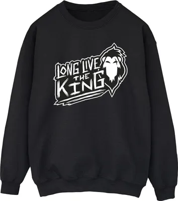 Produktbild von Disney - "The Lion King The King" Sweatshirt für Herren BI30593 (XL) (Schwarz)
