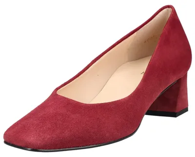 Produktbild von Högl Elegante Leder Pumps mit Blockabsatz, spitzer Form und klassischem Ausschnitt