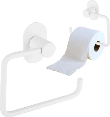 Obrázok produktu pre Držiak na toaletný papier biely 14x12x3,5 cm MIRI