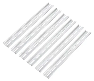Alu-DIN-Schiene 305x35x7,5 mm, 6 Stück, Montageschiene