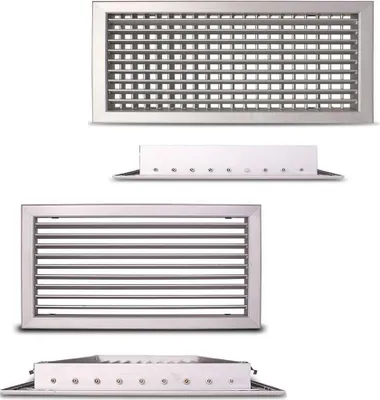 Produktbild von Lenklamellengitter CasaFan ALG-D und ALG-O Aluminium
