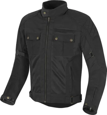 Zdjęcie produktu dla Woskowana kurtka motocyklowa Merlin Shenstone, czarna, 4XL