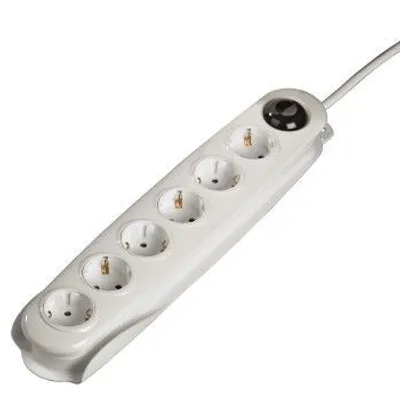 Produktbild von Hama 00108800, 1.5 m, Weiß, 230 V, 50 Hz