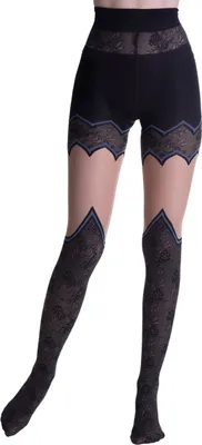 Produktbild von Overknee-Strumpfhose mit Spitzenmuster SATISFACTION 20/60DEN cosmetic-2