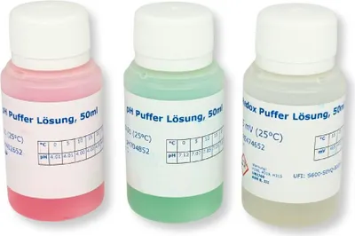 Produktbild von SET Pufferlösung / Eichlösung pH 4.0, 7.0 & 475 mV Redox