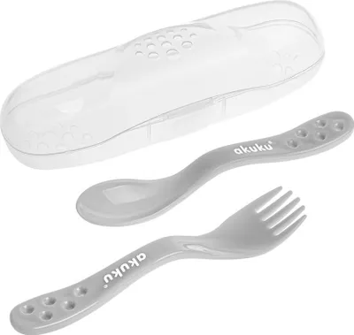 Zdjęcie produktu dla A0073 Sztućce W Etui Szare