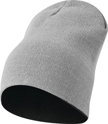 Produktbild von Mütze Wintermütze Beanie Grau Schwarz Wendemütze Freizeitmütze Damen Herren Uni Wende Set