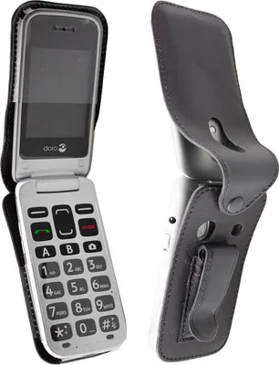 Zdjęcie produktu dla Ledertasche mit Gürtelclip für Doro 2414