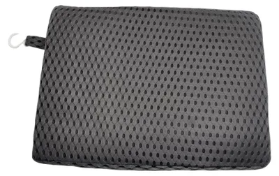 Produktbild von Sitzkissen für Duschstuhl, Duschsitzkissen mit Haken, Badewannenkissen für Senioren und Menschen mit Behinderungen, Kissen für komfortables Baden, passend für die meisten Duschstühle und Duschbänke (Grau)