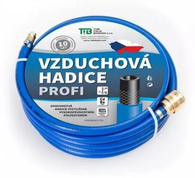 Obrázok produktu pre TUBI Vzduchová hadica s rýchlospojkami modrá 9x15 mm - 5m