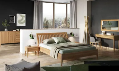 Produktbild von Klassisches Bett Barock Stil Doppel Holz Hotel Betten 180x200cm Neu Schlafzimmer