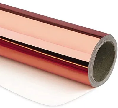 Productafbeelding van Rosé Goud Metallic Inpakpapier - Effen Kleuren Voor Bruiloft, Verjaardag, Kerstmis, Babyshower