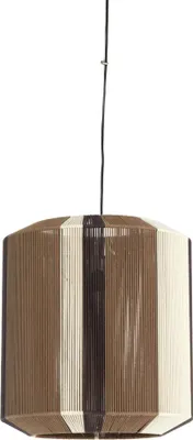 Immagine prodotto di Light & Living - lampada a sospensione - Kozana - marrone - tessile - E27 - 2982883