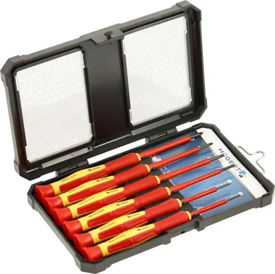 Produktbild von Hogert Technik Schraubendreher PH0 PH00 SL 3 SL 2,5 SL 2 SL 1,8 SW Steckschlüssel Schraubendreher HT1S987