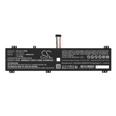 Produktbild von TECHTEK Laptop Akkus Kompatibel mit [Lenovo] Legion 7 16ARHA7 82UH0000US, Legion 7 16ARHA7 82UH0004UK, Legion 7 16ARHA7 82UH0008GE, Legion 7 16ARHA7