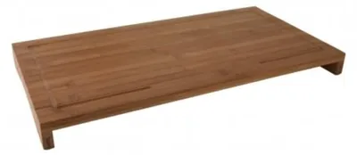 Produktbild von Schneidbrett Bambus 54 x 28 cm Saftrille