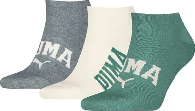 Produktbild von Puma Logo Sneaker Socken 3 Paare Mehrfarbig EU 39-42 Herren,Damen Mehrfarbig EU 39-42