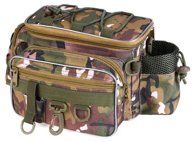 Produktbild von Tragbare Angelausrüstungstasche – Outdoor-Umhängetasche, Gürteltasche zum Angeln, Aufbewahrungstasche für Angelköder und Angelzubehör