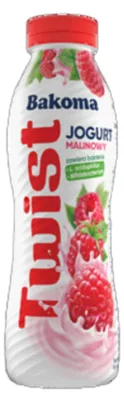 Zdjęcie produktu dla Twist Jogurt pitny malinowy 370g