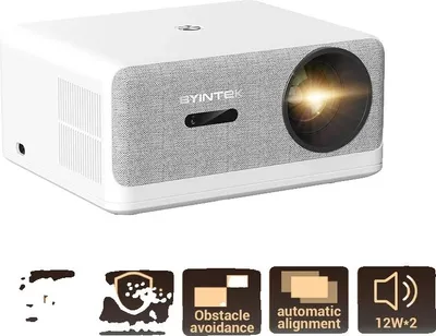 Obrázek produktu pro Projektor, rozlišení 1920 x 1080, svítivost 1250 ANSI lumenů, promítaný rozměr 40-300 palců, spotřeba 180 W, korekce lichoběžníkového zkreslení