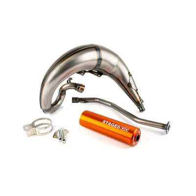 Zdjęcie produktu dla Stage6 Streetrace Cnc Orange Wydech High Mount Lewy Do Beta Rr.