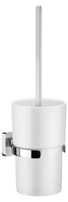 Produktbild von Smedbo ICE - WC-Bürste mit Behälter in Chrom poliert und Bürstengarnitur in Porzellan OK333P