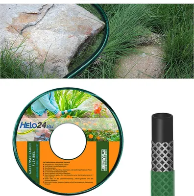Produktbild von Gartenschlauch Wasserschlauch Bewässerungsschlauch 50m 1/2' Zoll grün