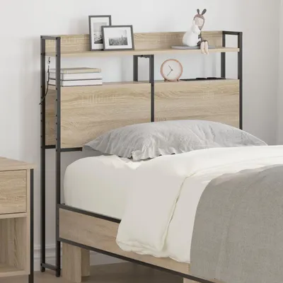 Produktbild von Stauraum-Kopfteil Sonoma Eiche 75 cm Holzwerkstoff
