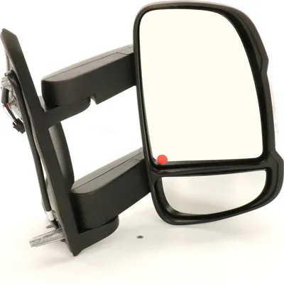 Immagine prodotto di SPJ - 7850582 - Specchio retrovisore esterno per veicoli con guida a destra, regolazione elettrica - Fiat Ducato tipo 250 (braccio dello specchio di dimensioni medie), lampadina indicatori di direzione 16W - Peugeot Boxer, Citroen Jumper, 16W