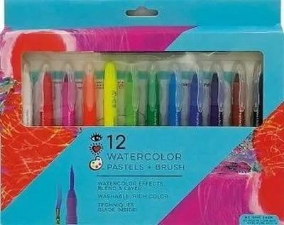 Immagine prodotto di Pastelli acquerellabili 12 colori