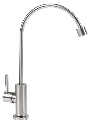 Produktbild von Wasserhahn Novara aus Edelstahl von Alvito mit Wirbleranschluss für Alvito / Carbonit Filtersysteme
