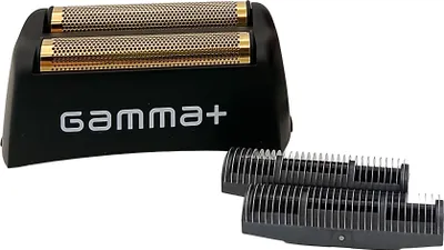 Produktbild von Ersatzscherkopf für Boosted Shaver, gefertigt aus Gold-Titan, mit zwei Klingen