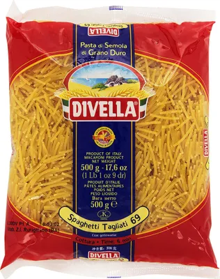 Produktbild von 24x Divella Pasta Spaghetti Tagliati N.69 500g