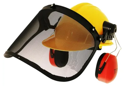 Produktbild von TEXAS 40-11700 Sicherheitshelm Schutzhelm mit Gehörschutz und Visier
