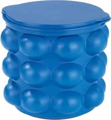 Produktbild von GourmetMaxx 3in1 Eiswürfelbereiter mit Silikon Deckel Eiswürfelform Eiswürfelbehälter Eiseimer Eiswürfeleimer Eiswürfel Form Behälter Bereiter Eiskübel