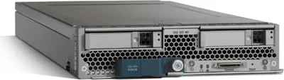 Produktbild von Cisco Barebone-System - Blade - Sockel B2 LGA-1356 - 2 x Prozessor-Support - 192 GB DDR3 SDRAM DDR3-1600/PC3-12800 Maximum RAM Support - 12.0 Total Memory Slots - Serial ATA RAID-Unterstützung, Serial Attached SCSI (SAS) Steuerung - 1,20 TB HDD-Support - Netzwerk (RJ-45) - Processor Support (Xeon)