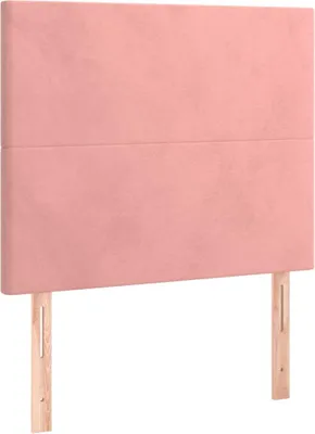 Produktbild von vidaXL Kopfteil Rosa 90x5x118/128 cm Samt