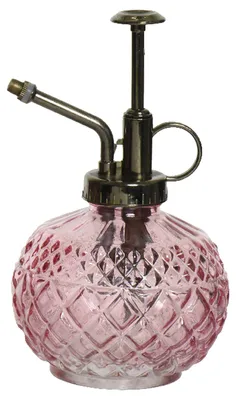 Produktbild von Decoris Pflanzenspruhflasche - Glas - 450 ml - hellrosa - 10 x 15 cm